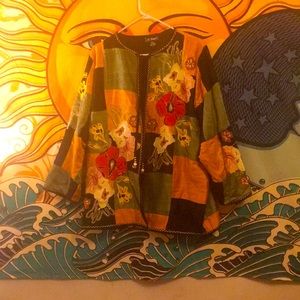 Ja Resort silk shelled casual jacket  L